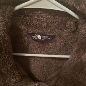 The North Face dark green soft fleece Jacket